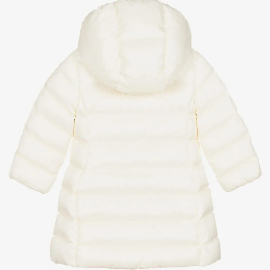 Moncler Enfant Girls Ivory Majeure Down Puffer Coat Outlet