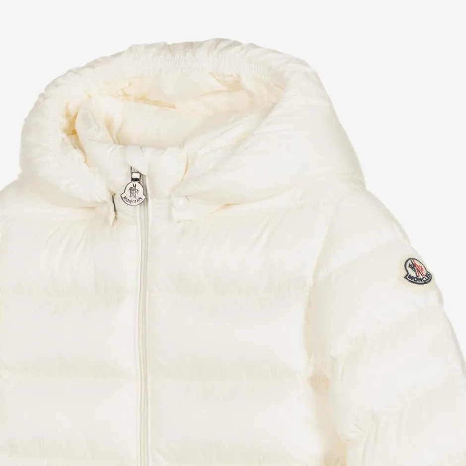 Moncler Enfant Girls Ivory Majeure Down Puffer Coat Outlet