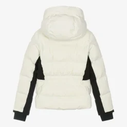 Moncler Enfant Girls Ivory New Guyane Ski Jacket Hot