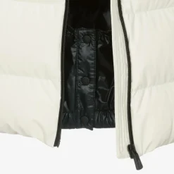 Moncler Enfant Girls Ivory New Guyane Ski Jacket Hot