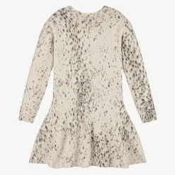 Givenchy Girls Ivory Ocelot Print Wool Dress Best