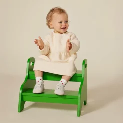 Petit Bateau Girls Ivory Quilted Heart Cotton Dress Clearance