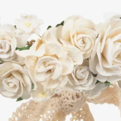 Sienna Likes To Party Girls Ivory Rose Garland Hot