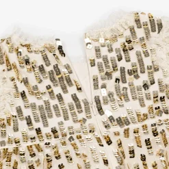 Needle amp; Thread Girls Ivory Tulle & Sequin Dress Discount