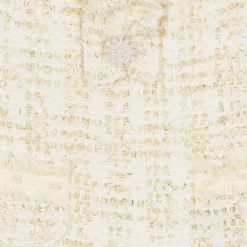 Patachou Girls Ivory Tweed Dress Discount