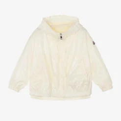 Moncler Enfant Girls Ivory Urbonas Windbreaker Jacket Clearance