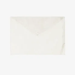 Pureté Du... Bébé Girls Ivory Velour Babygrow Clearance