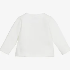 Moncler Enfant Girls Ivory Zip-Up Puffer Top Hot