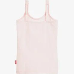 Claesens Girls Light Pink Cotton Jersey Vest Outlet