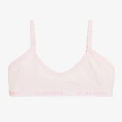 Claesens Girls Light Pink Cotton Jersey Bra Outlet