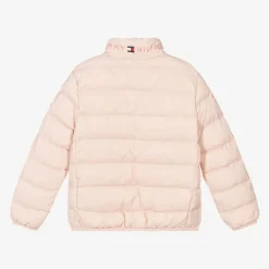 Tommy Hilfiger Girls Light Pink Down Padded Jacket Outlet