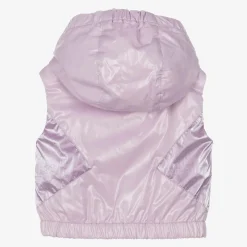 Moncler Enfant Girls Lilac Purple Lostyca Gilet Clearance