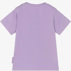Moncler Enfant Girls Lilac Purple T-Shirt Outlet
