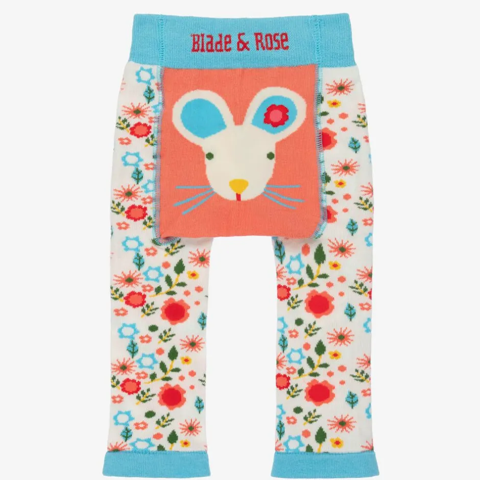 Blade amp; Rose Girls Maura The Mouse Floral Leggings New