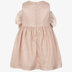Jessie and James London Girls Metallic Pink Dress Sale