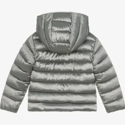 Mayoral Girls Metallic Silver Puffer Jacket Sale