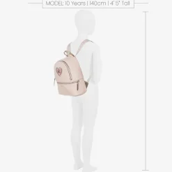 Michael Kors Kids Girls MK Logo Backpack (29cm) Clearance
