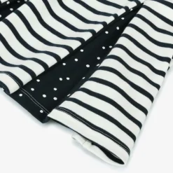 Week-end à la mer Girls Navy Blue Breton Stripe Cotton Dress Best