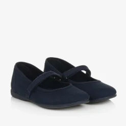 Pisamonas Girls Navy Blue Canvas Bar Shoes Online
