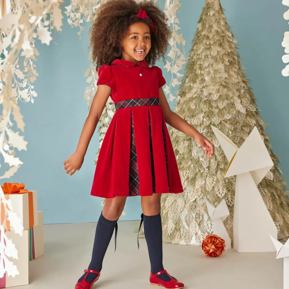 Pretty Originals Girls Navy Blue Cotton Bow Socks Outlet