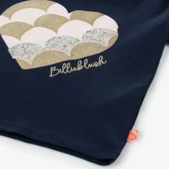 Billieblush Girls Navy Blue Cotton Heart T-Shirt Best