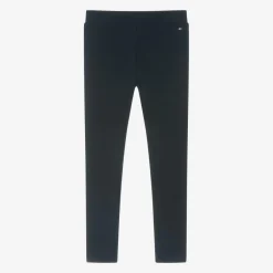 Tommy Hilfiger Girls Navy Blue Cotton Leggings Best
