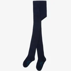 Boboli Girls Navy Blue Cotton Tights Hot