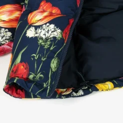 Dolce amp; Gabbana Girls Navy Blue Down Padded Tulip Jacket Hot