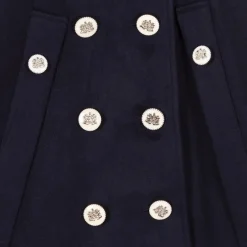 Romano Girls Navy Blue Felted Cape Outlet