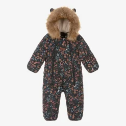 Töastie Girls Navy Blue Floral Snowsuit Online