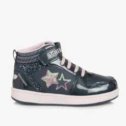 Lelli Kelly Girls Navy Blue High-Top Trainers Discount