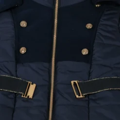 Lapin House Girls Navy Blue Hooded Puffer Coat Hot