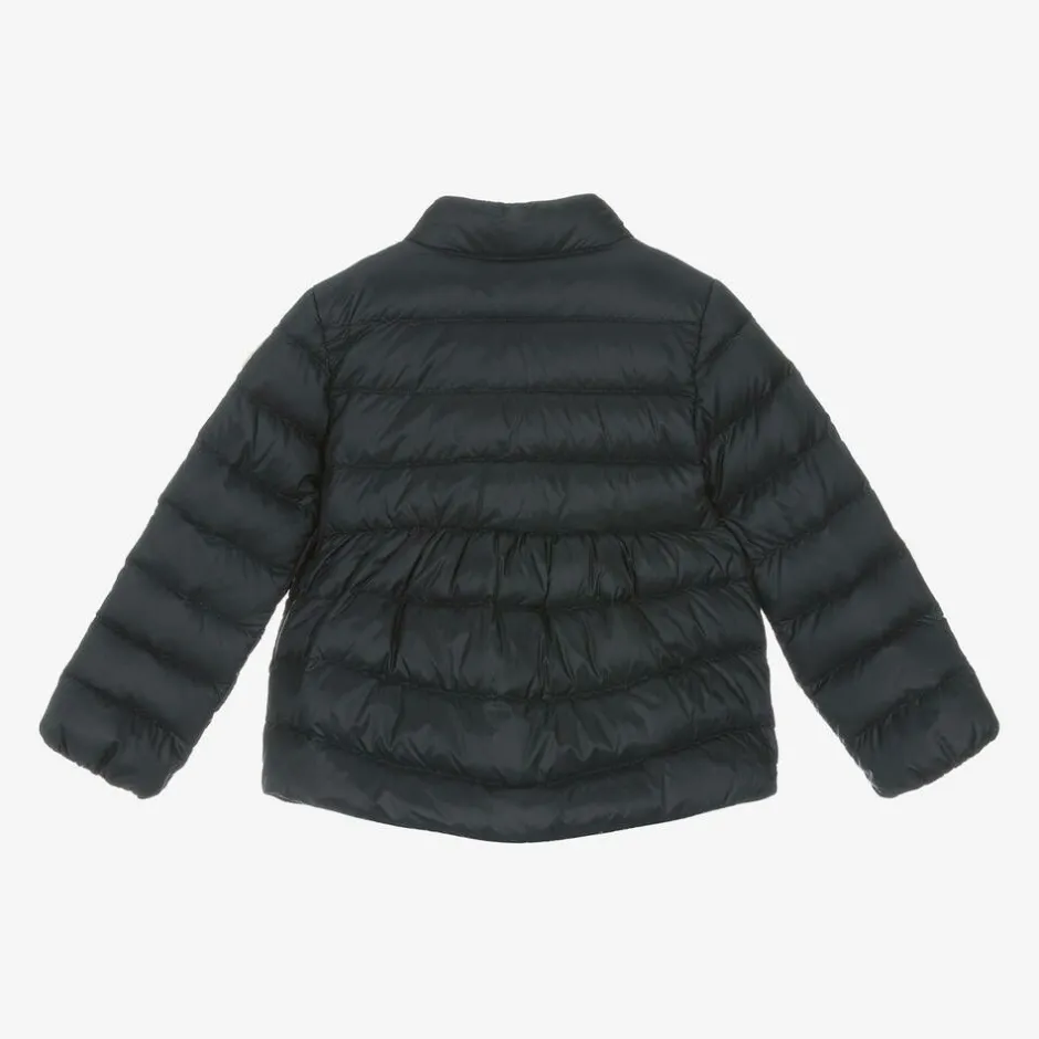 Moncler Enfant Girls Navy Blue Joelle Down Padded Jacket Clearance