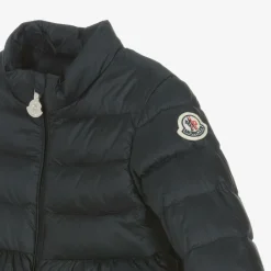 Moncler Enfant Girls Navy Blue Joelle Down Padded Jacket Clearance