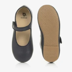 Old Soles Girls Navy Blue Leather Pumps Outlet
