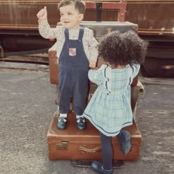 Early Days Girls Navy Blue Leather Shoes Online