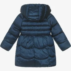 Mayoral Girls Navy Blue Puffer Coat Discount