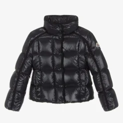 Moncler Enfant Girls Navy Blue Selat Down Puffer Jacket Best