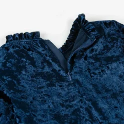 Boboli Girls Navy Blue Velour Top Sale