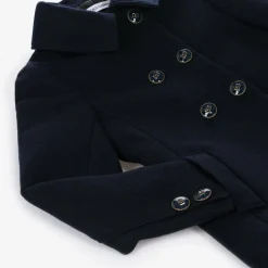 Dolce amp; Gabbana Girls Navy Blue Wool Coat Sale