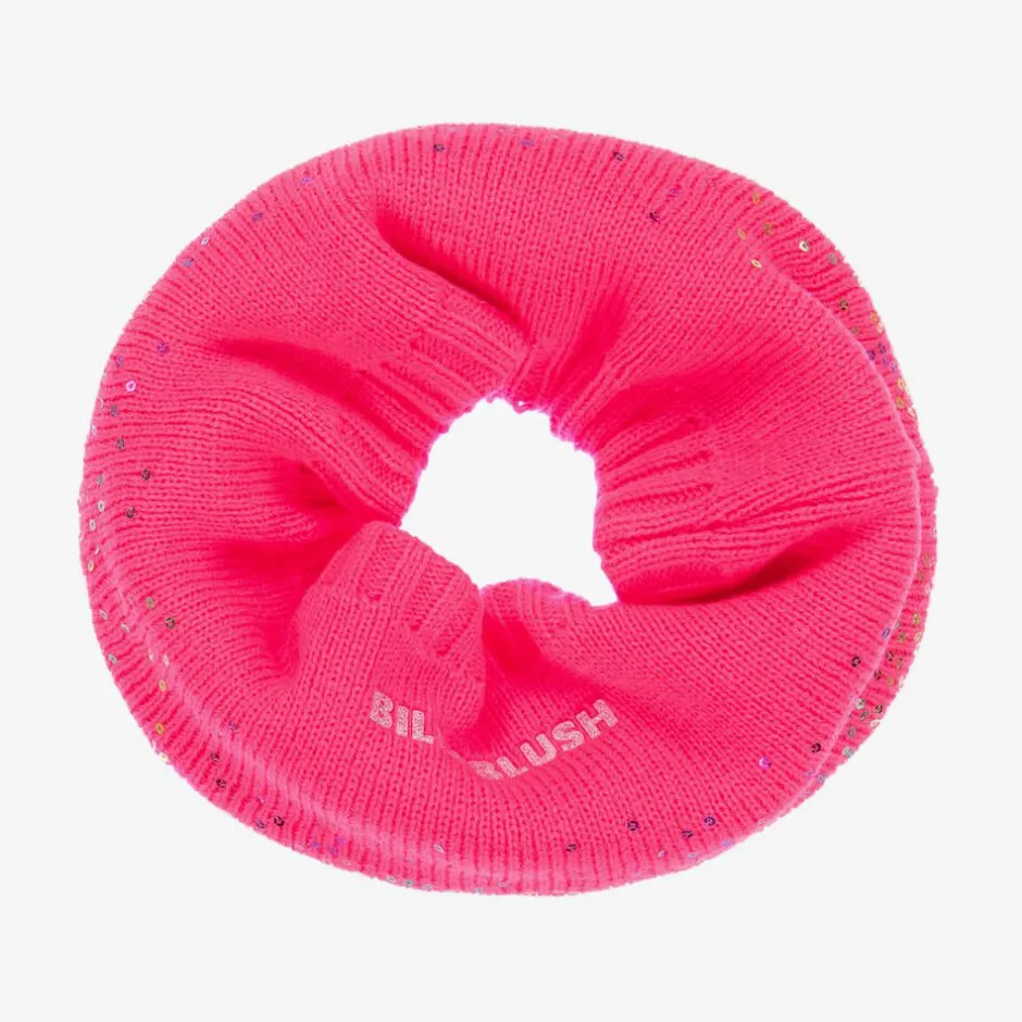 Billieblush Girls Neon Pink Sequin Snood