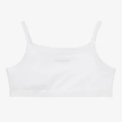 Childrensalon Essentials Girls Organic Cotton Cropped Vest (3 Pack) Hot