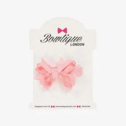 Bowtique London Girls Pale Pink Bow Hair Clip (4cm) Discount