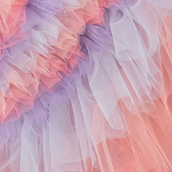 RaspberryPlum Girls Pink & Blue Asymmetric Tulle Dress Outlet