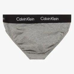 Calvin Klein Girls Pink & Blue Cotton Knickers (3 Pack) Clearance