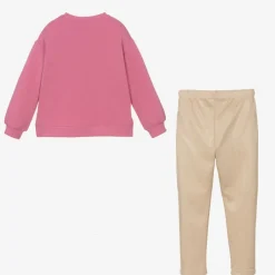 Mayoral Girls Pink & Gold Leggings Set Discount
