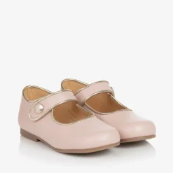 Childrens Classics Girls Pink & Gold Shoes Sale