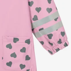 Playshoes Girls Pink & Heart Raincoat New