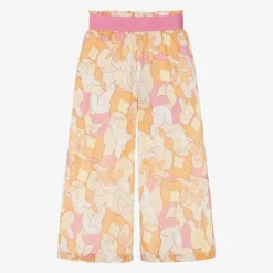 AIGNER Girls Pink & Orange Cotton Trousers Hot