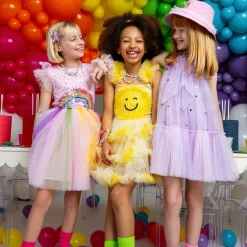 Tutu du Monde Girls Pink & Rainbow Tulle Dress Sale